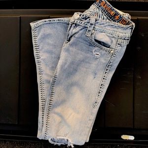 Light wash Rock Revival Jeans